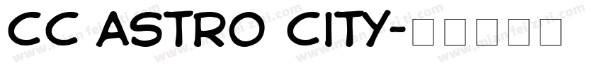 cc astro city字体转换